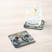 Tänzer, die von Edgar Degas ihre Schuhe schnappen Getränkeuntersetzer (Rechte Seite)