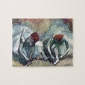 Tänzer, die von Edgar Degas ihre Schuhe schnappen Puzzle (Horizontal)