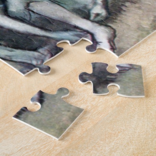 Tänzer, die von Edgar Degas ihre Schuhe schnappen Puzzle (Seite)