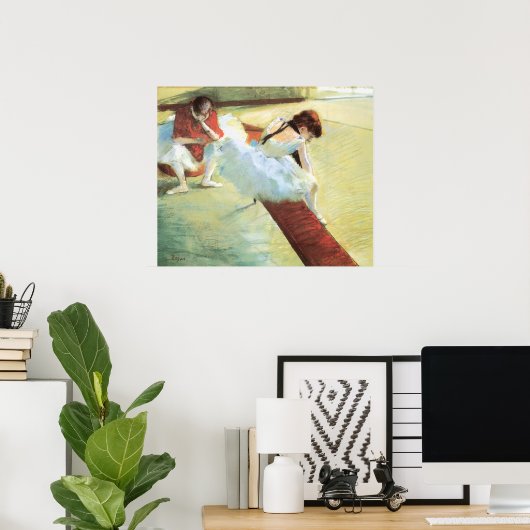 Tänzer, die von Edgar Degas, Vintager Ballettkunst Poster (Heimbüro)