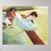 Tänzer, die von Edgar Degas, Vintager Ballettkunst Poster (Vorne)