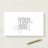 Tänzer, du bist genug. Post-it® Klebezettel Post-it Klebezettel (Auf Schreibtisch)