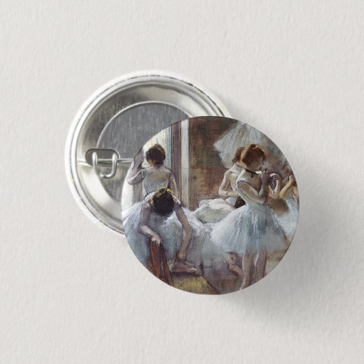 Tänzer Edgar Degas Button (Vorne & Hinten)