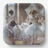 Tänzer Edgar Degas Paper Tellers Pappteller (Vorderseite)