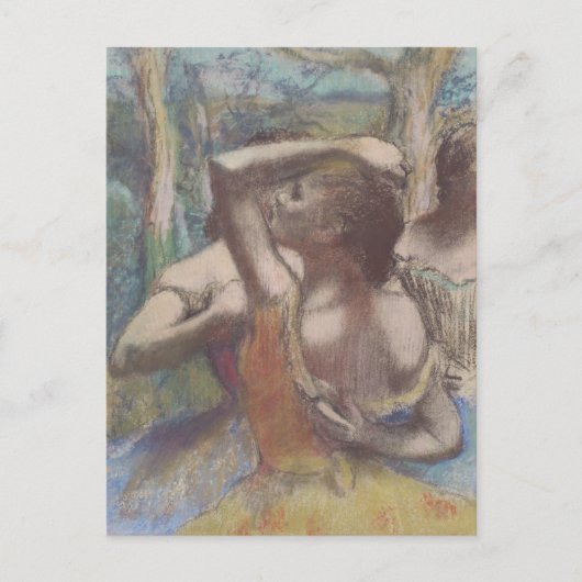 Tänzer Edgar Degas Postkarte (Vorderseite)