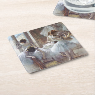Tänzer Edgar Degas Rechteckiger Pappuntersetzer