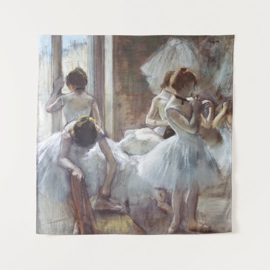 Tänzer Edgar Degas Wandteppich (Vorderseite)
