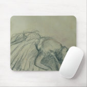 Tänzer Edgar Degass |, der ihren Pantoffel, c.1865 Mousepad (Mit Mouse)