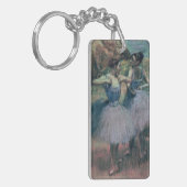 Tänzer Edgar Degass | im Veilchen Schlüsselanhänger (Vorderseite links)