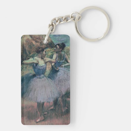 Tänzer Edgar Degass | im Veilchen Schlüsselanhänger (Rückseite)