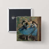 Tänzer Edgar Degass | in Blau, 1890 Button (Vorne & Hinten)