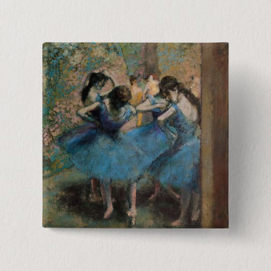 Tänzer Edgar Degass | in Blau, 1890 Button (Vorderseite)