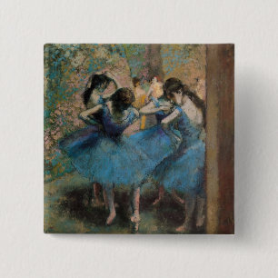 Tänzer Edgar Degass in Blau, 1890 Button
