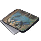 Tänzer Edgar Degass | in Blau, 1890 Laptopschutzhülle (Vorne Knopf)
