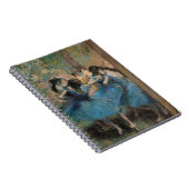Tänzer Edgar Degass | in Blau, 1890 Notizblock (Rechte Seite)