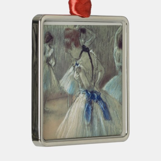 Tänzer Edgar Degass | Silbernes Ornament (Rechts)