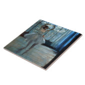 Tänzer Edgar Degass | vor einem Fenster Fliese (Seite)