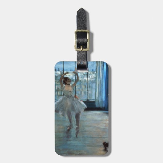 Tänzer Edgar Degass | vor einem Fenster Gepäckanhänger (Vorderseite vertikal)