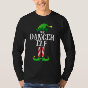 Tänzer-Elf passende Familientruppe Weihnachtsfeier T-Shirt