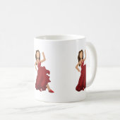 Tänzer Emoji Kaffeetasse (VorderseiteRechts)