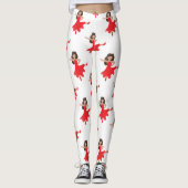 Tänzer Emoji-Leggings Leggings (Vorderseite)
