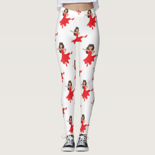 Tänzer Emoji-Leggings Leggings
