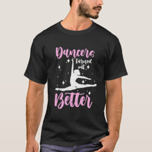 Tänzer fallen beim Tanzen besser aus T-Shirt