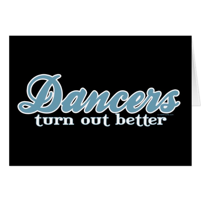 Tänzer fallen besser aus (Vorderseite (Horizontal))