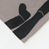 Tänzer Fleece Blanket Rauch & Black (Ecke)