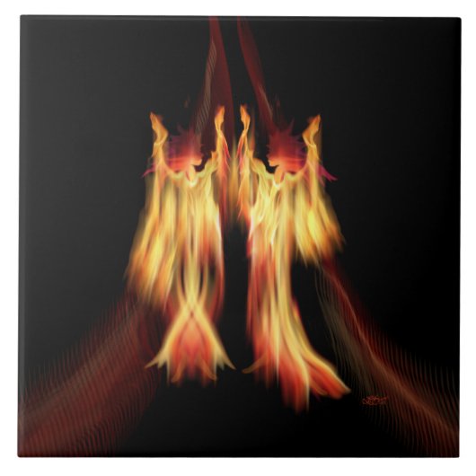 Tänzer Fliese (Vorderseite)