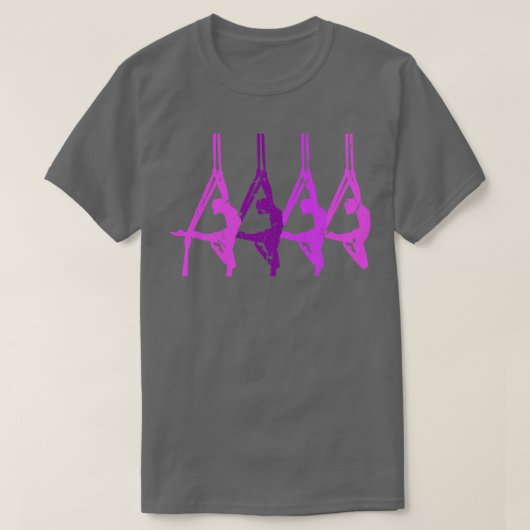 Tänzer für Aerialist Silks T-Shirt (Design vorne)