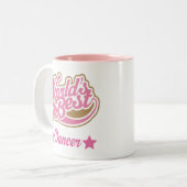 Tänzer-Geschenk (Welten am besten) Zweifarbige Tasse (Vorderseite Links)