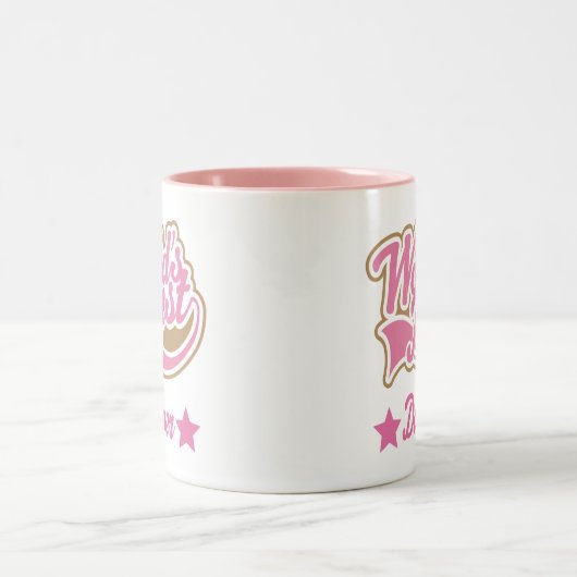 Tänzer-Geschenk (Welten am besten) Zweifarbige Tasse (Mittel)