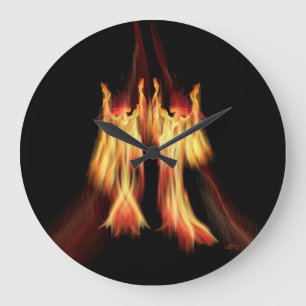 Tänzer Große Wanduhr