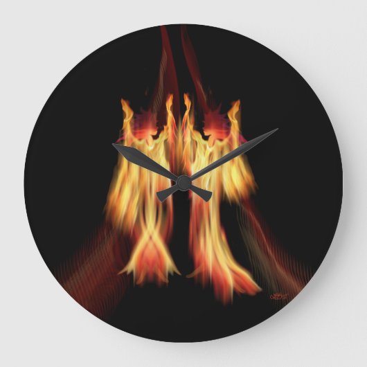 Tänzer Große Wanduhr (Vorderseite)