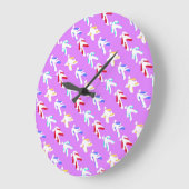 Tänzer Große Wanduhr (Winkel)