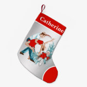 Tänzer Happy Holidays Kleiner Weihnachtsstrumpf (Vorderansicht (hängend))