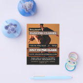 Tänzer im Ballsaal, Flyer für Tanzkurse (Einzeln)