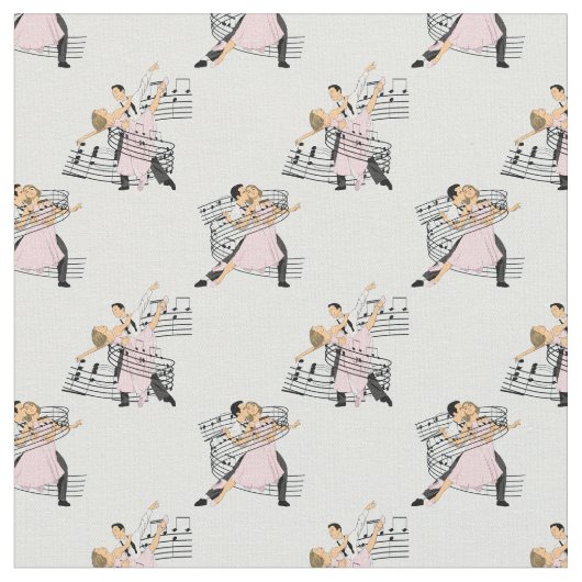 Tänzer im Ballsaal mit Musik Stoff (Nahaufnahme)