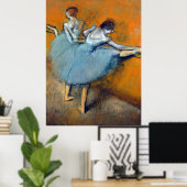 Tänzer im Barre, Edgar Degas Poster (Heimbüro)