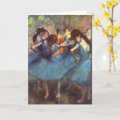 Tänzer im Blau Karte (Gelbe Blume)