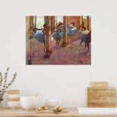 Tänzer im Foyer - Edgar Degas - 1887 Poster (Küche)