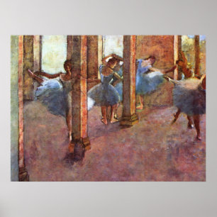 Tänzer im Foyer - Edgar Degas - 1887 Poster
