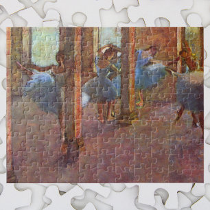 Tänzer im Foyer, Edgar Degas, Vintage Ballett Kuns Puzzle