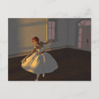 Tänzer im großen Raum Postkarte