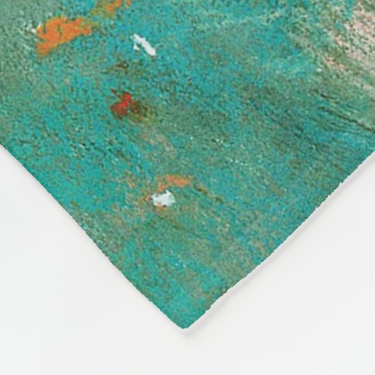 Tänzer im Grün durch Edgar Degas Fleecedecke (Ecke)