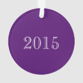 Tänzer im lila Cheetah-Druck mit Monogramm Ornament (Rückseite)