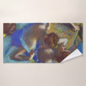 Tänzer in Blau, Edgar Degas Badehandtuch (Badehandtuch)