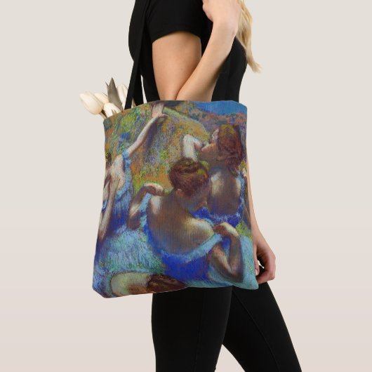 Tänzer in Blau, Edgar Degas Tasche (Von Nahem)
