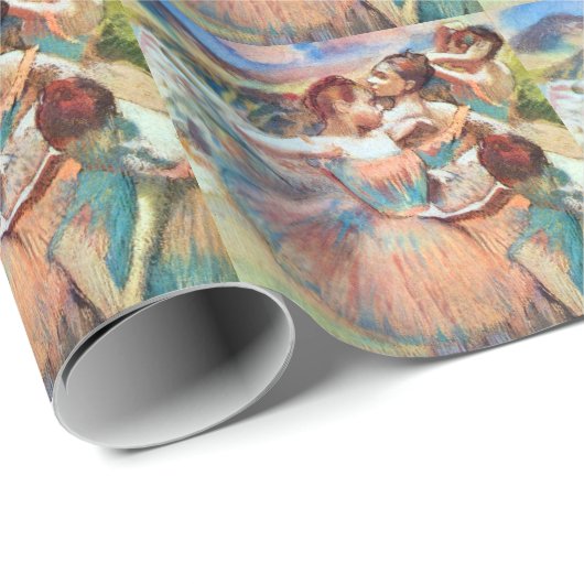 Tänzer in einer Landschaft von Edgar Degas Geschenkpapier (Rolleneckpunkt)